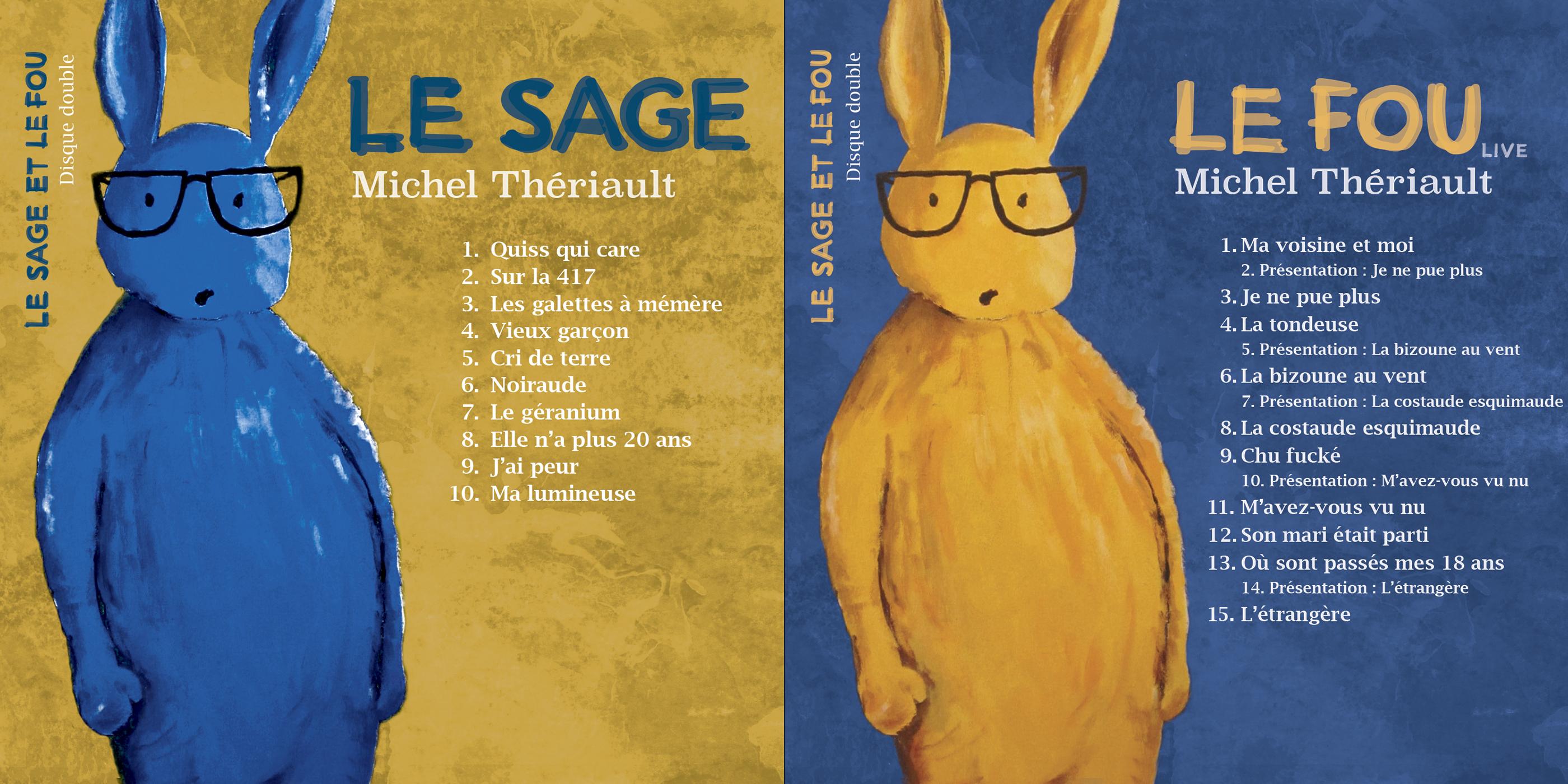 Pochette Le Sage et Le Fou Michel Theriault